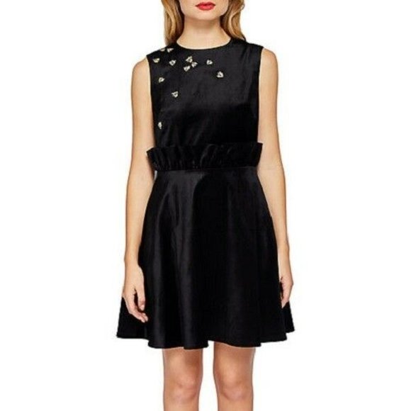 Ted Baker London Queen Bee Raffle Waist Dress - Picture 2 of 8